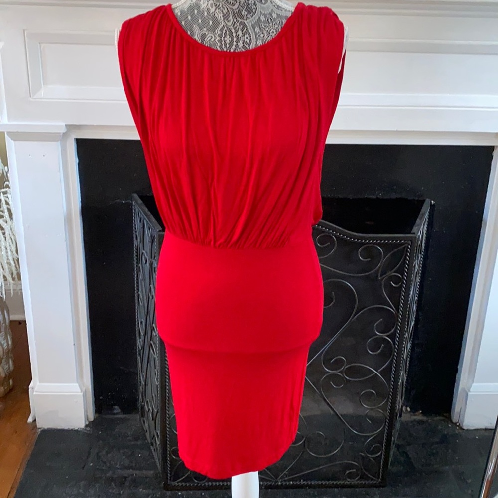 bobi red dress.